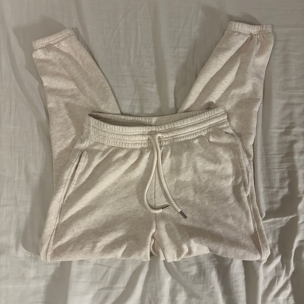Aerie Kids Cream Joggers